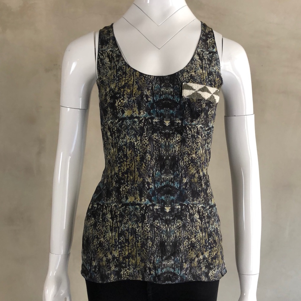 My Pretty Print Pocket Blouse